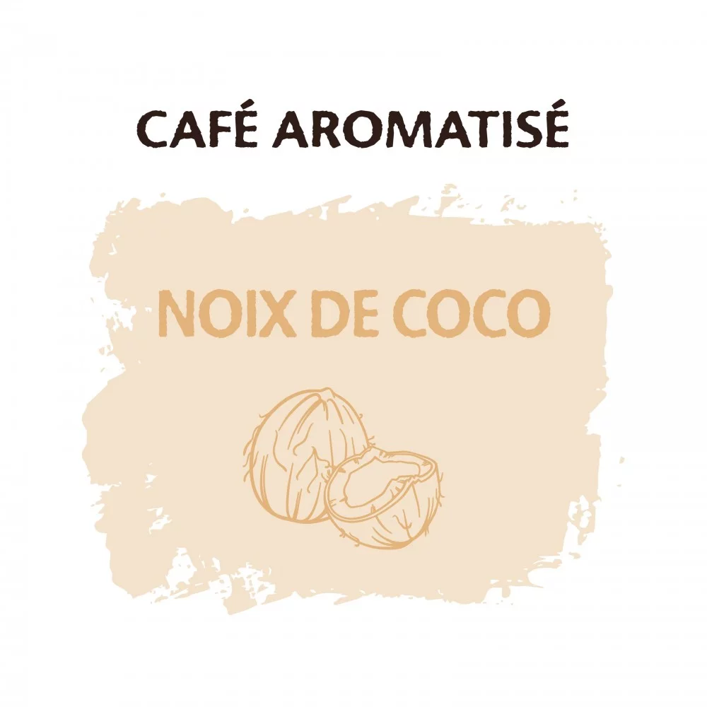 Café aromatisé à la Noix de Coco