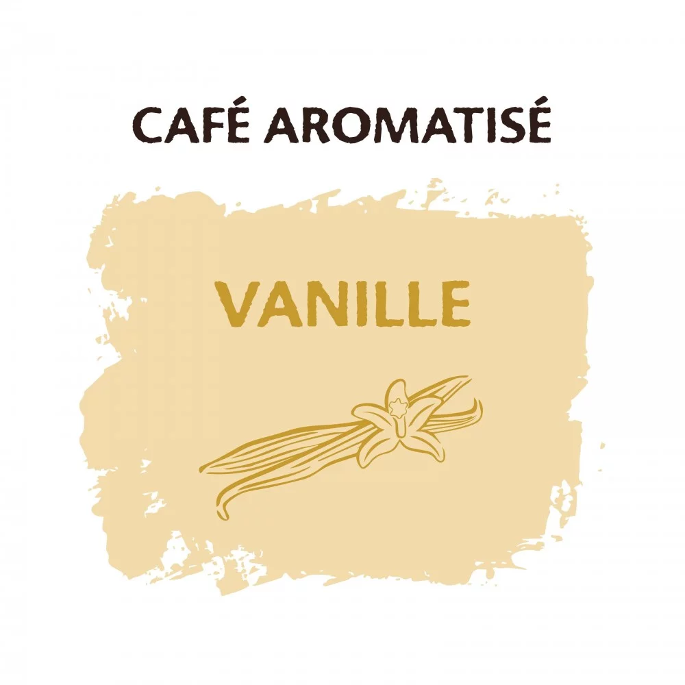 Café moulu filtre aromatisé - Crème de vanille - 125g