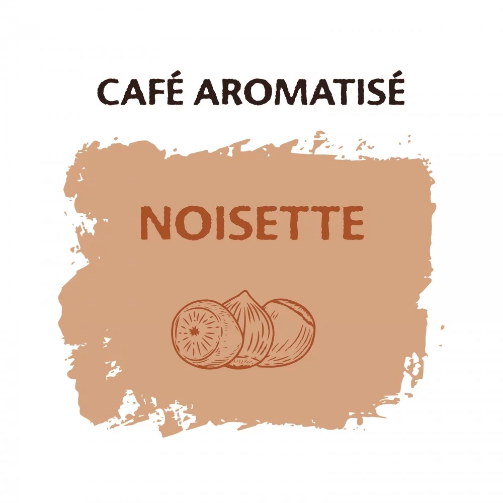 Café grains noisette