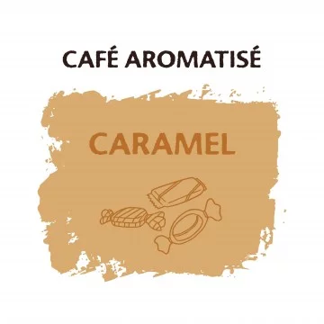 Café grain aromatisé vanille
